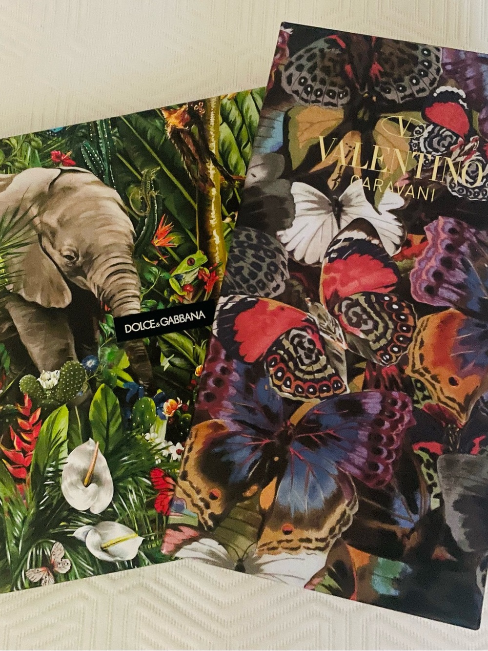 Dolce & Gabbana and Valentino Illustrated Bufferfly Gift Boxes!
